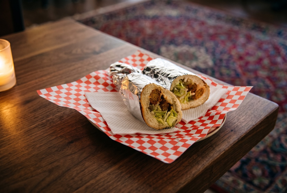 Falafel · Deep-fried ball, Made from ground chickpeas, Parsley served with our special sauce.
