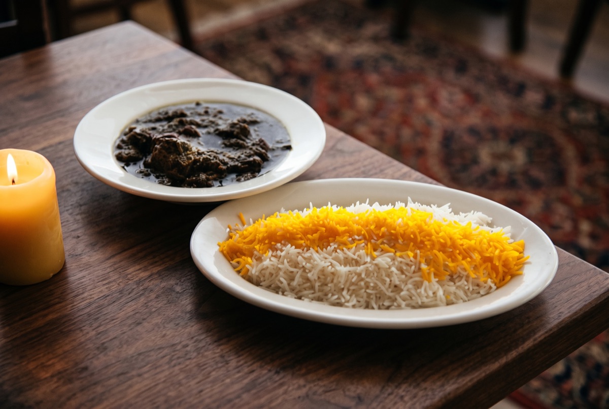 Ghormeh Sabzi · Iran's beloved herb stew, a slow-simmered blend of parsley, cilantro, and fenugreek with kidney beans and…