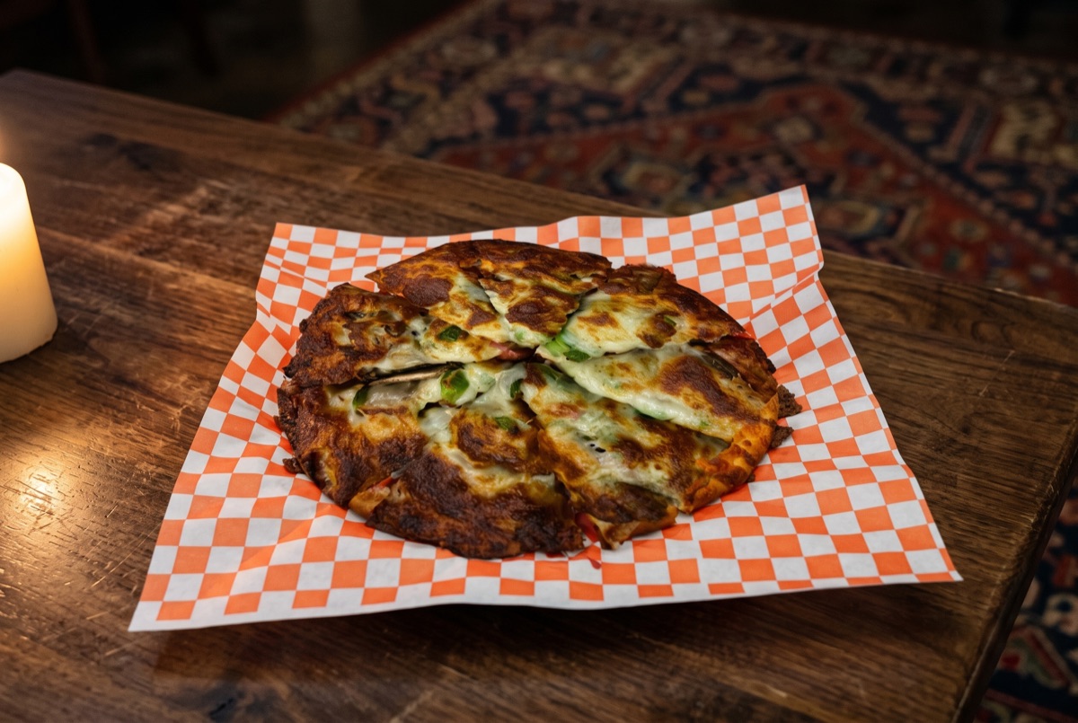 Special Halal Pizza · Persian Mortadella, Bell Pepper, Cheese, Corn, Persian Hot dog, Tomato