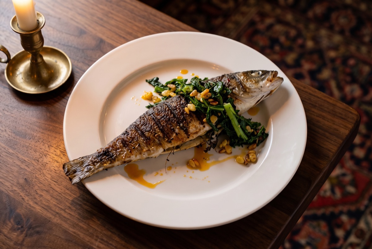 Sea Foods, M Cafe & Grill menu category