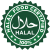 100% halal symbol